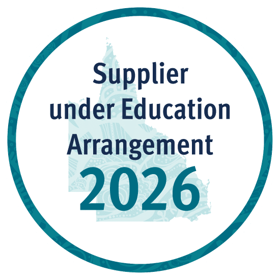Supplier under Education Queensland Arrangement 2026 badge